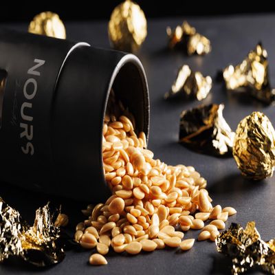 Hard Wax Beads for Hair Removal, Gold Film Formula, Full Body Professional Waxing, Gentle on Skin, 275g