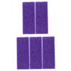 Beaupretty 5pcs Foot Skin Files Reliable Callus Removers Pedicure Tools for Home Foot Care Gentle Exfoliators for Soft Smooth Skin Purple Volcanic view 1