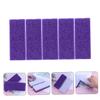 Beaupretty 5pcs Foot Skin Files Reliable Callus Removers Pedicure Tools for Home Foot Care Gentle Exfoliators for Soft Smooth Skin Purple Volcanic view 3