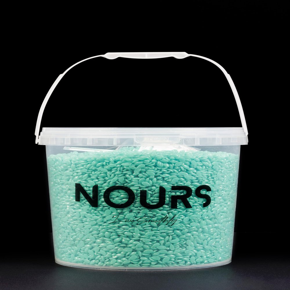 Emerald Professional Salon Waxing Bucket, Large Size, Skin-Friendly Formula for All Body Areas, 15 pounds