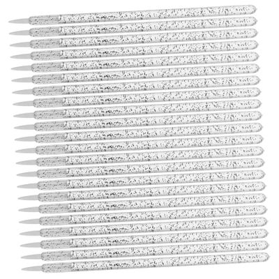 Baluue 1bag Eyeliner Brushes Glitter Versatile of Disposable Brushes for Eye Makeup Lip Liners Shadows for Daily and Special Occasions