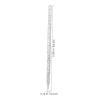 Baluue 1bag Eyeliner Brushes Glitter Versatile of Disposable Brushes for Eye Makeup Lip Liners Shadows for Daily and Special Occasions view 2