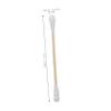 Alipis 500pcs Double-Ended Cotton Swabs Cleaning Swabs for Ears Eyelash Extension Eyeshadow Removal Soft Cotton Tips Wooden Sticks Safe Versatile view 2