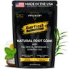 Heavy Duty Tea Tree Oil Foot Soak - Epsom Salt for Soaking for Odor & Footbath to Soften Calluses - Athletes Foot - Nail Discoloration - Relaxing Pedicure Soak - Dry Skin & Rough Heels - 16oz view 1