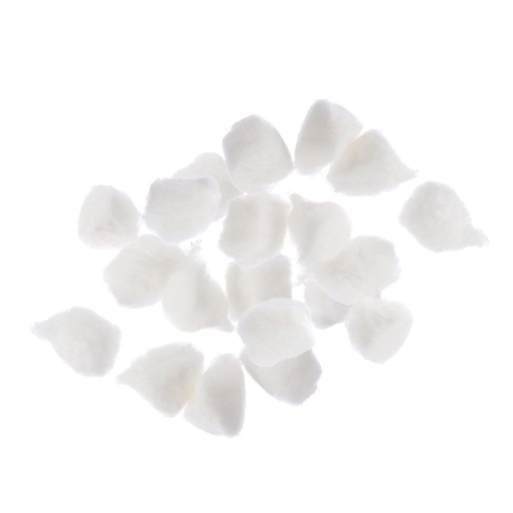FOYTOKI Tattoos Salon Cotton Balls 12 Bags of Large Sterilized Cotton Balls for Wound Care Makeup Removal Massage Shop