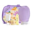54 Thrones 4-Piece Bodycare Set, Clear Makeup Bag, Tsa Approved Toiletry Bag, Butter Cream Body Wash, Barrier Repair Cloud Cream, African Beauty Butter & Kessa Exfoliating Mitt view 1
