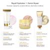 54 Thrones 4-Piece Bodycare Set, Clear Makeup Bag, Tsa Approved Toiletry Bag, Butter Cream Body Wash, Barrier Repair Cloud Cream, African Beauty Butter & Kessa Exfoliating Mitt view 2