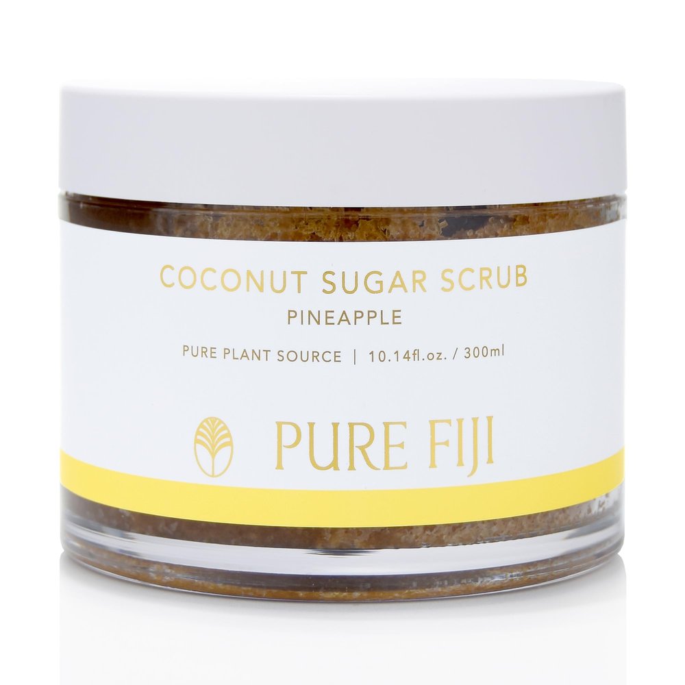 Pure Fiji Coconut Sugar Body Scrub, Pineapple (10.14 Oz /300ml)