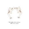 Baluue Floral Hair Comb Clip for Brides Elegant Side Hair Accessory for Weddings Bridesmaid Headwear for Special Occasions view 3