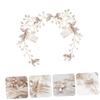 Baluue Floral Hair Comb Clip for Brides Elegant Side Hair Accessory for Weddings Bridesmaid Headwear for Special Occasions view 4