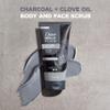 DOVE MEN + CARE Body and Face Scrub Charcoal & Clove Oil Deeply Exfoliates for Hydrated & Nourished Skin 100% Gentle Cleanser, No Sulfate Cleansers or Parabens 9 oz view 3