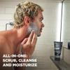 DOVE MEN + CARE Body and Face Scrub Charcoal & Clove Oil Deeply Exfoliates for Hydrated & Nourished Skin 100% Gentle Cleanser, No Sulfate Cleansers or Parabens 9 oz view 4