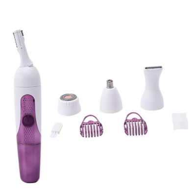 Womens Eyebrow Trimmer Hair Remover with Replaceable Head, White ABS
