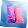 Beaupretty 2pcs Microfiber Hair Drying Caps for Quick Absorption Ultra-Light Hair Turbans Rosy Deep for Home Gym Travel view 4