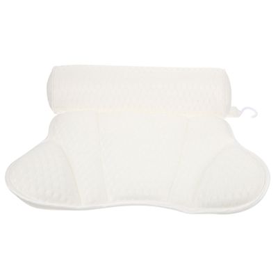 Beaupretty Butterfly Bath Pillow Suction Cups 1PCS Washable Bathtub Head Rest Cushion for Neck and Head Support Spa Bathing Accessory for Comfortable Relaxation