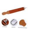 Didiseaon Leather and Canvas Double-layer Razor Strop for Efficient Sharpening Professional Barber and Home Use Material Hanging Buckle for Easy Handling view 4