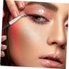 OFFIGAM Angled Eyeliner Brush Set of 3 Long Handle Hair Precision Makeup Tool for Eyebrow and Lip Liner for Professional Use view 4