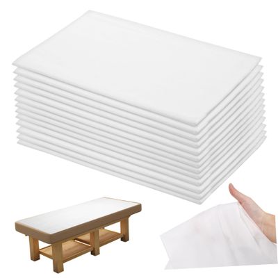Alipis 100pcs Esthetician Bed Sheets Massage Table Sheets Soft Non-Woven Bulk Pack for Salon and Spa