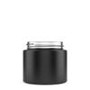 100 Pack  3oz Straight Sided Glass Jars with 50/400 Thread  Smell Resistant, Air Resistant, BPA Free Bulk Packaging for Food, Cosmetics, Health Products, & More (Matte Black) view 1