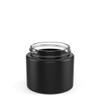 100 Pack  3oz Straight Sided Glass Jars with 50/400 Thread  Smell Resistant, Air Resistant, BPA Free Bulk Packaging for Food, Cosmetics, Health Products, & More (Matte Black) view 2