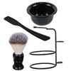 CTIRCHIU Men's Grooming Kit Shaving Razor Beard Brush Shave Bowl Stand in One Manual Shaving Set view 1