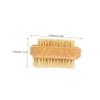 Beaupretty Nail Brush for Cleaning 3pcs Set Gentle Bristles Portable Daily Use Nail Cleaner Household view 2