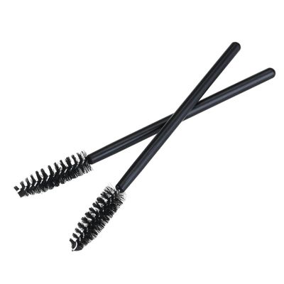GALPADA 50pcs Disposable Eyelash Mascara Wands Applicator Brush Kit Black Eyelash Makeup Brushes for Clump Application for Professional Salons Home Use