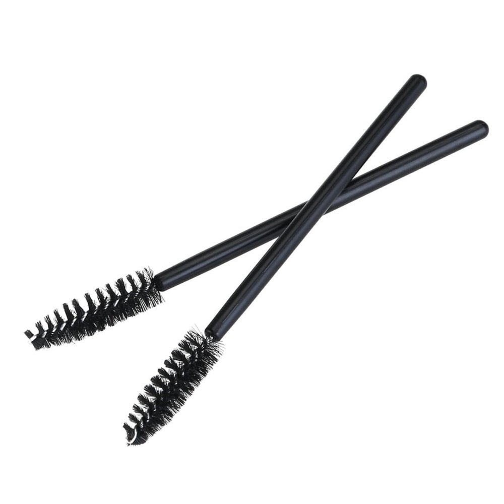 GALPADA 50pcs Disposable Eyelash Mascara Wands Applicator Brush Kit Black Eyelash Makeup Brushes for Clump Application for Professional Salons Home Use