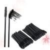 GALPADA 50pcs Disposable Eyelash Mascara Wands Applicator Brush Kit Black Eyelash Makeup Brushes for Clump Application for Professional Salons Home Use view 2