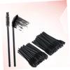 GALPADA 50pcs Disposable Eyelash Mascara Wands Applicator Brush Kit Black Eyelash Makeup Brushes for Clump Application for Professional Salons Home Use view 3
