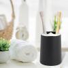 DUYHBAWRS Bathroom Supplies Bathroom Kit Bathroom Set Toothbrush Cup Holder Soap Box(Black) view 2