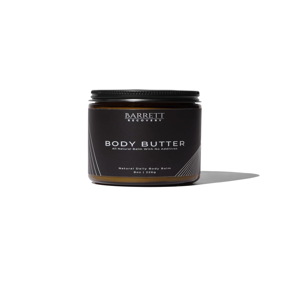 Barrett Recovery Body Butter, All-Natural Grass-Fed Tallow Moisturizer with Organic Shea and Cocoa Butter, Nourishing Skin Care