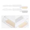 GALPADA 2pcs Eyebrow Shaping Brush and Eyelash Comb Durable Portable Makeup Tools for Women and Men for Daily Use Professional Eyebrow Grooming and Eyelash Separation Transparent and view 4