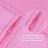 12 PCS Dustproof Portable Wig Storage Bags with Hanger for Hair Extensions 60cm x 30cm, Wig Bags Storage with Hanger, Wig Storage(Pink) view 4