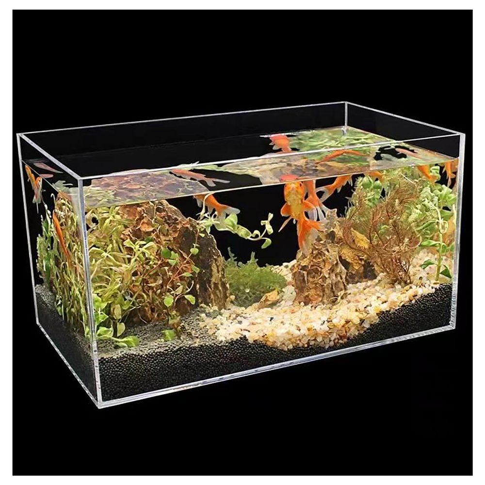 Acrylic Photography Shooting Tray Display Case Showcase, Photo Posing Props Portable Food Cosmetic Storage Box(30x30x5.5cm)