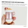 PartyKindom Practical Oil-Absorbing Volcanic Stone Facial Massager for Oily Skin Compact Dual-Head Blotting Tool for Makeup Touch-ups Anytime Anywhere view 3