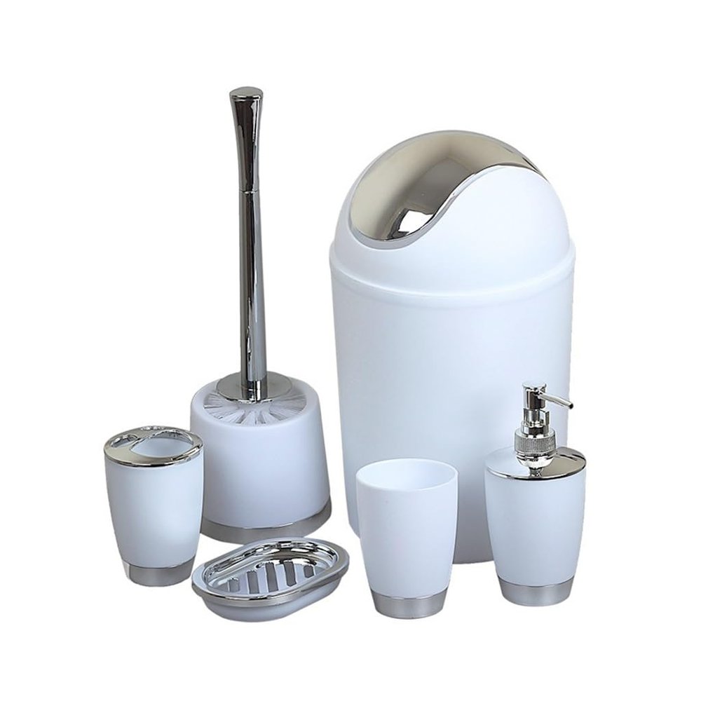 DUYHBAWRS Guest House Guest Room Bathroom Kit Toothbrush Holder Soap Box Lotion Bottle(E)