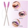 NOLITOY 5pcs Crystal Rod Makeup Lash Brushes Disposable Eyelash Tools for Women Girls Professional Craft view 3