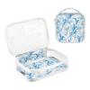 2 Pack Clear Decorative Men Toiletry Bag TSA Approved Cartoon Leafy Sea Dragon Sky Blue Portable Cosmetic Bags for Women Travel Set Mens Shaving kit para maquillaje view 3