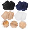 Beaupretty 4pairs Moisturizing Heel Socks of Toeless Gel Covers for Cracked Heels Washable and Reusable Foot Protectors Skin Tone for view 4