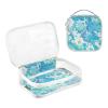 2 Pack Clear Decorative Mens Toiletry Bags TSA Approved Watercolor Abstract Blue Liquid Reusable Makeup Brush Bag Mens Shaving kit Bolsa de almacenamiento view 3