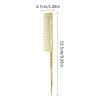 1 Pcs Professional Space Aluminum Tail Combs, Not Static Styling Tail Hair Comb Fine Teeth, Pintail Teasing Comb Brush, Barber Styling Combs view 2