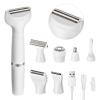 7-in-1 Electric Razor for Women - Painless Facial Hair Removal & Bikini Trimmer, Nose Eyebrow Pubic Hair Shaver with Replaceable Razors, Waterproof Women's Grooming Kit & Electric Shaver view 1