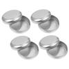 BEBEMOKO 4pcs Aluminum Soap Boxes Travel Soap Dish Bar Container for Shower Portable Makeup Storage Case view 1