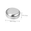 BEBEMOKO 4pcs Aluminum Soap Boxes Travel Soap Dish Bar Container for Shower Portable Makeup Storage Case view 2