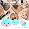 TOGEVAL Lovely Silicone Makeup Brush Cleaning Mat Suction Cups Efficient Makeup Tool Scrubber for Easy Cleaning and Maintenance of Cosmetics view 4