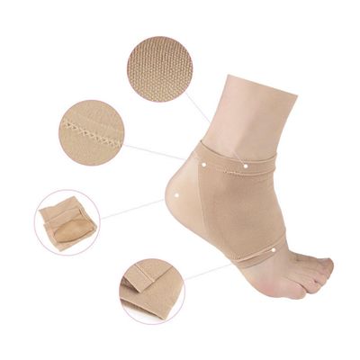 DEARMAMY Gel Heel Socks for Women Breathable Compression Socks Ankle Support for Plantar Fasciitis