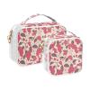 2 Pack Clear Decorative Mens Toiletry Travel Bag TSA Approved Cartoon Boa Grape Wine Red Multifunctional Makeup Travel Bag Airport Airline Compliant maquillaje view 2