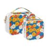2 Pack Clear Decorative Toiletry Bag Large TSA Approved Daisy Flower Pattern Transparent Cosmetic Bags with Zipper Travel Essential para maquillaje view 2