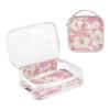 2 Pack Clear Decorative Toiletry Travel Bag TSA Approved Cartoon Gar Light Peach Transparent Travel Makeup Bags Mens Shaving kit Bolsa de almacenamiento view 3